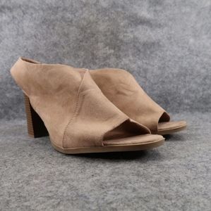 LIKE NEW ~ 13W Dexflex Womens Slingback Sandals Open Toe Comfort Stretch Band